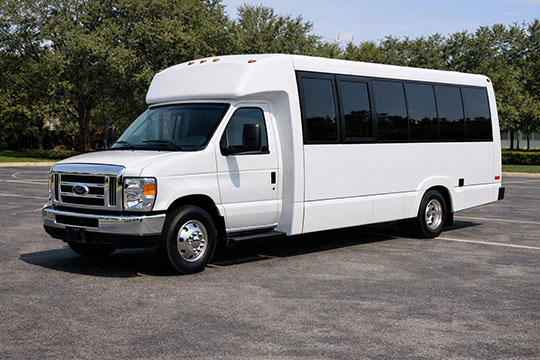 18-passenger minibus available for charter in Herndon, VA